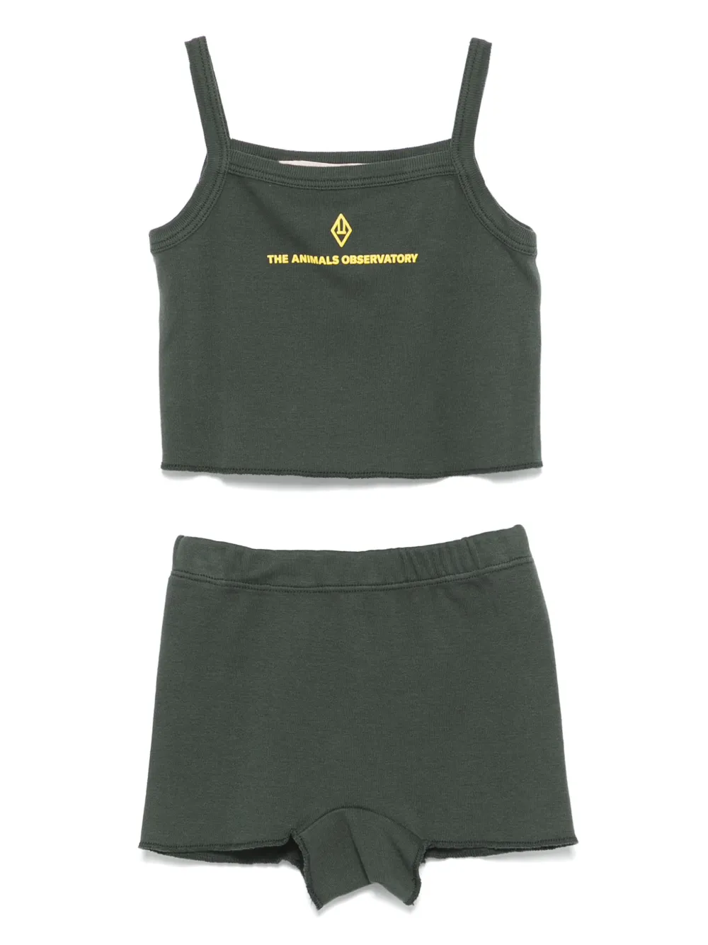 Комплект Stork из топа и шортов The Animals Observatory, зеленый 
Комплект Stork из топа и шортов The Animals Observatory, зеленый