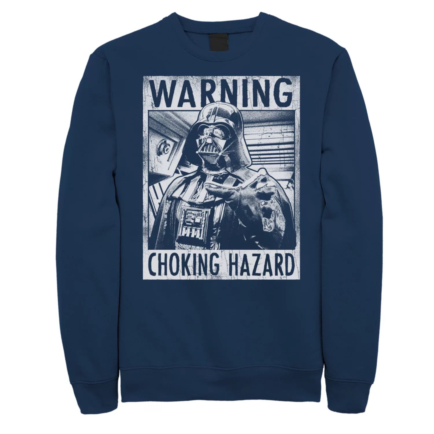 Мужской свитшот с предупреждением о удушении в стиле «Звездных войн» Licensed Character