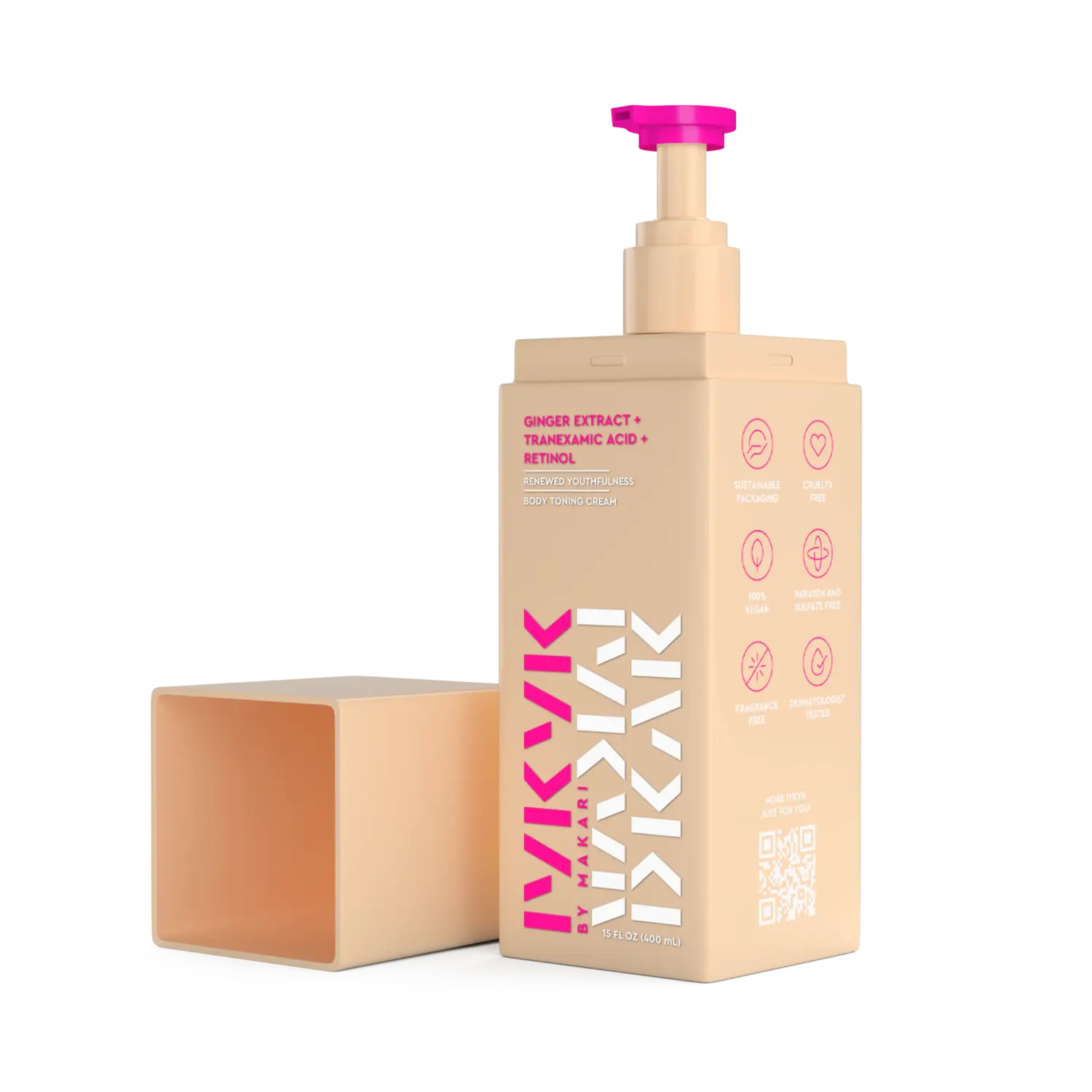 Тонизирующий крем для тела с экстрактом имбиря, транексамовой кислотой и ретинолом Makari
Тонизирующий крем для тела с экстрактом имбиря, транексамовой кислотой и ретинолом Makari