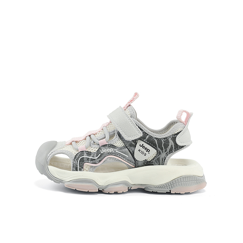 Антискользящие износостойкие детские сандалии Kids' Jeep, серо-розовые
Антискользящие износостойкие детские сандалии Kids' Jeep, серо-розовые