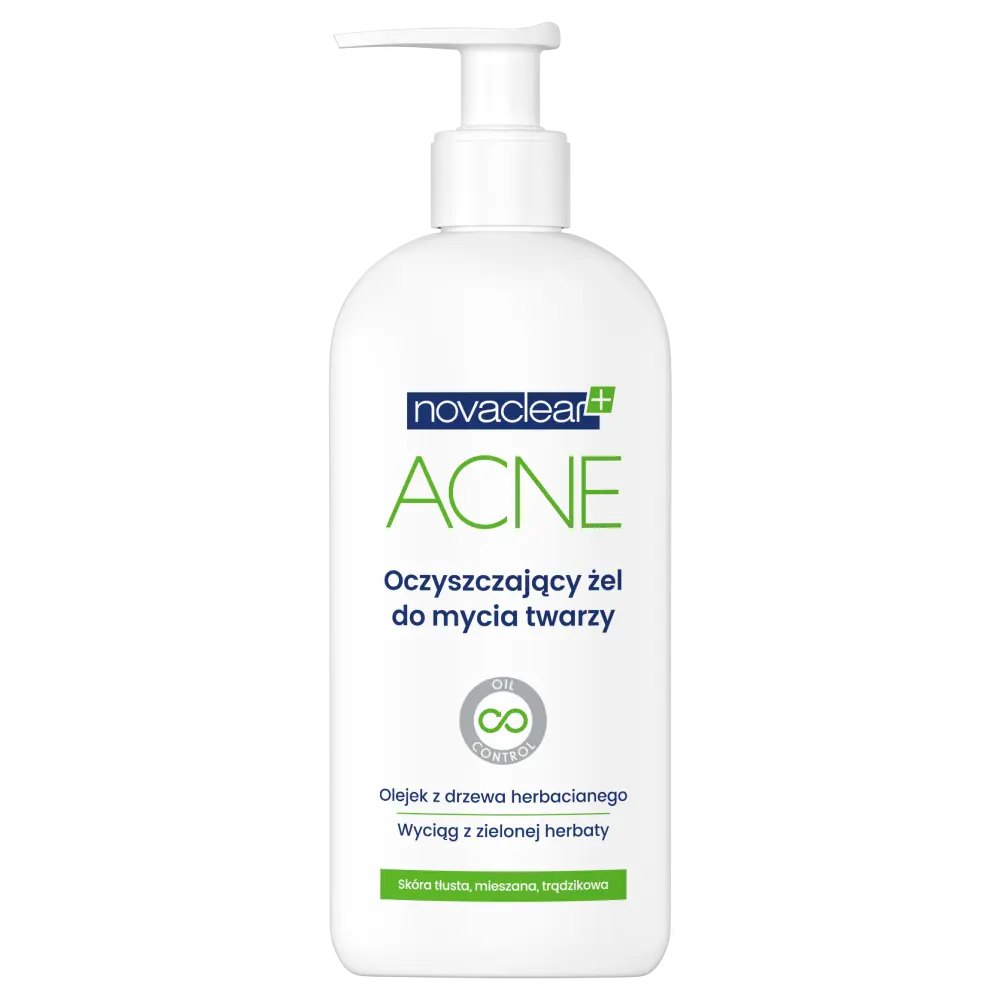 Очищающий гель для умывания лица Novaclear Acne, 150 мл
Очищающий гель для умывания лица Novaclear Acne, 150 мл