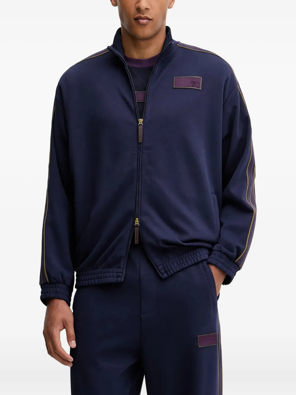 Спортивный костюм на молнии Ea7 Emporio Armani, синий
Спортивный костюм на молнии Ea7 Emporio Armani, синий