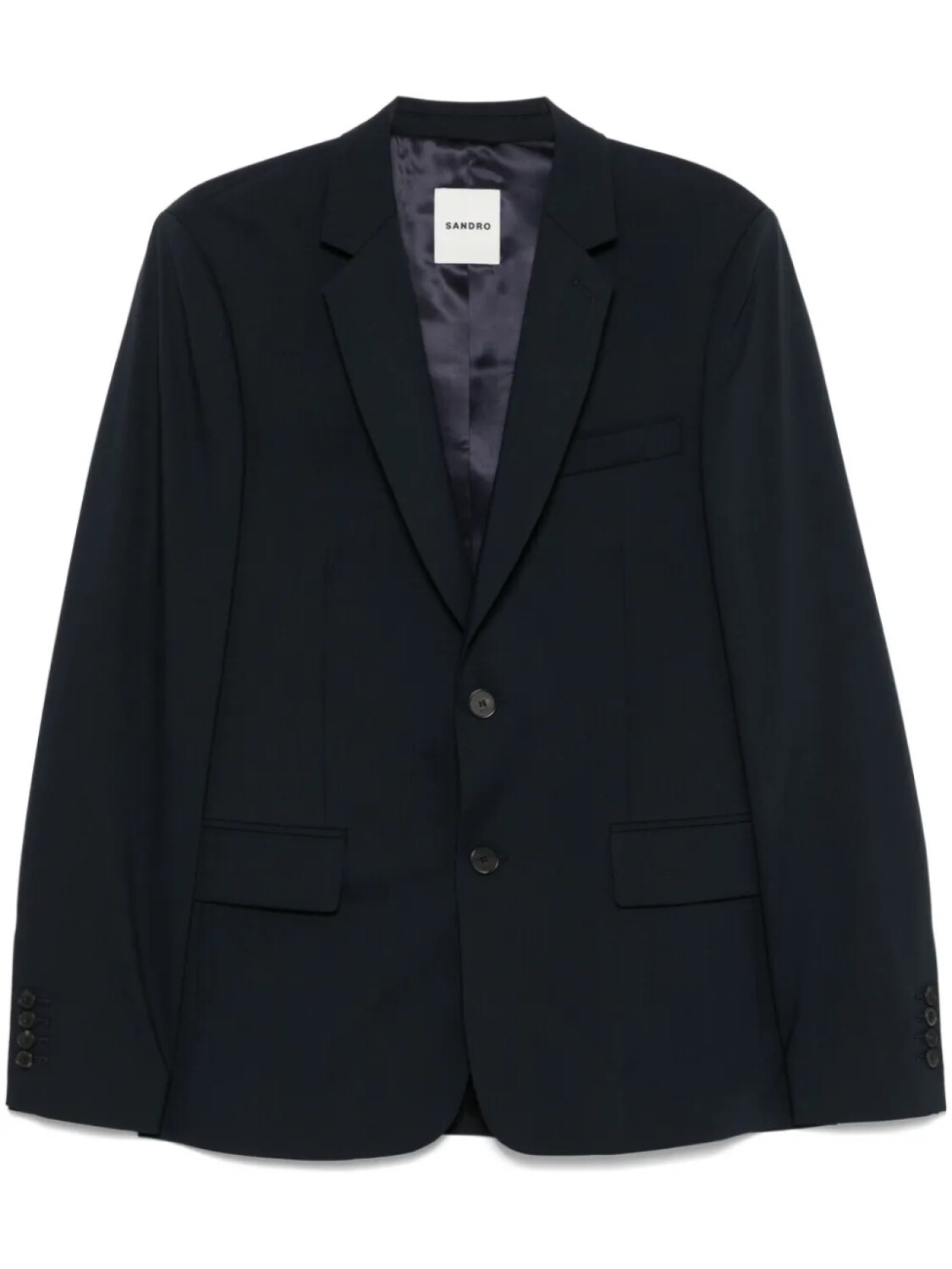 SANDRO пиджак из вирджинской шерсти, синий
SANDRO пиджак из вирджинской шерсти, синий