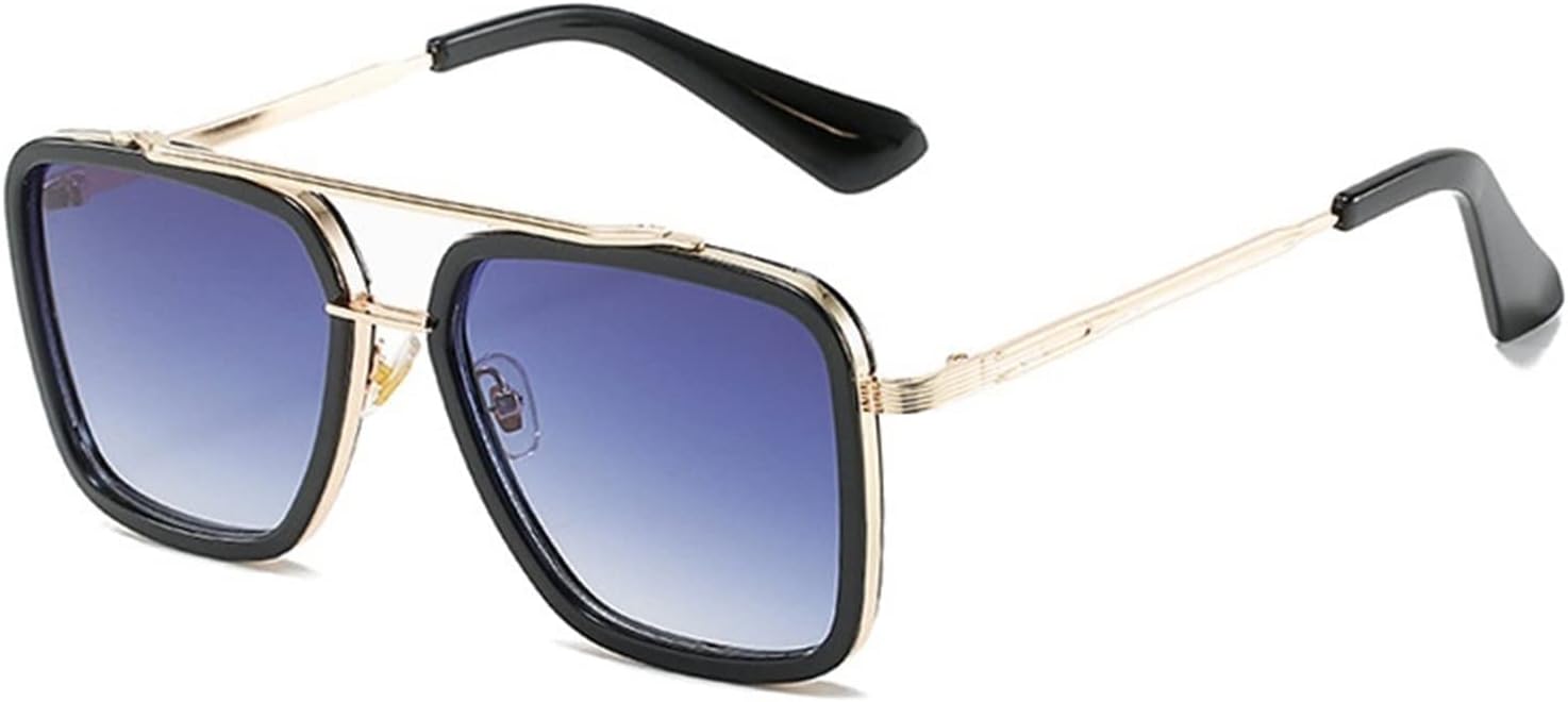 Солнцезащитные очки GAOXIN в квадратной крупной металлической оправе для мужчин и женщин, обеспечивающие защиту от солнца на пляже и в отпуске (Цвет: E, Размер: Средний), E
Солнцезащитные очки GAOXIN в квадратной крупной металлической оправе для мужчин и женщин, обеспечивающие защиту от солнца на пляже и в отпуске (Цвет: E, Размер: Средний), E