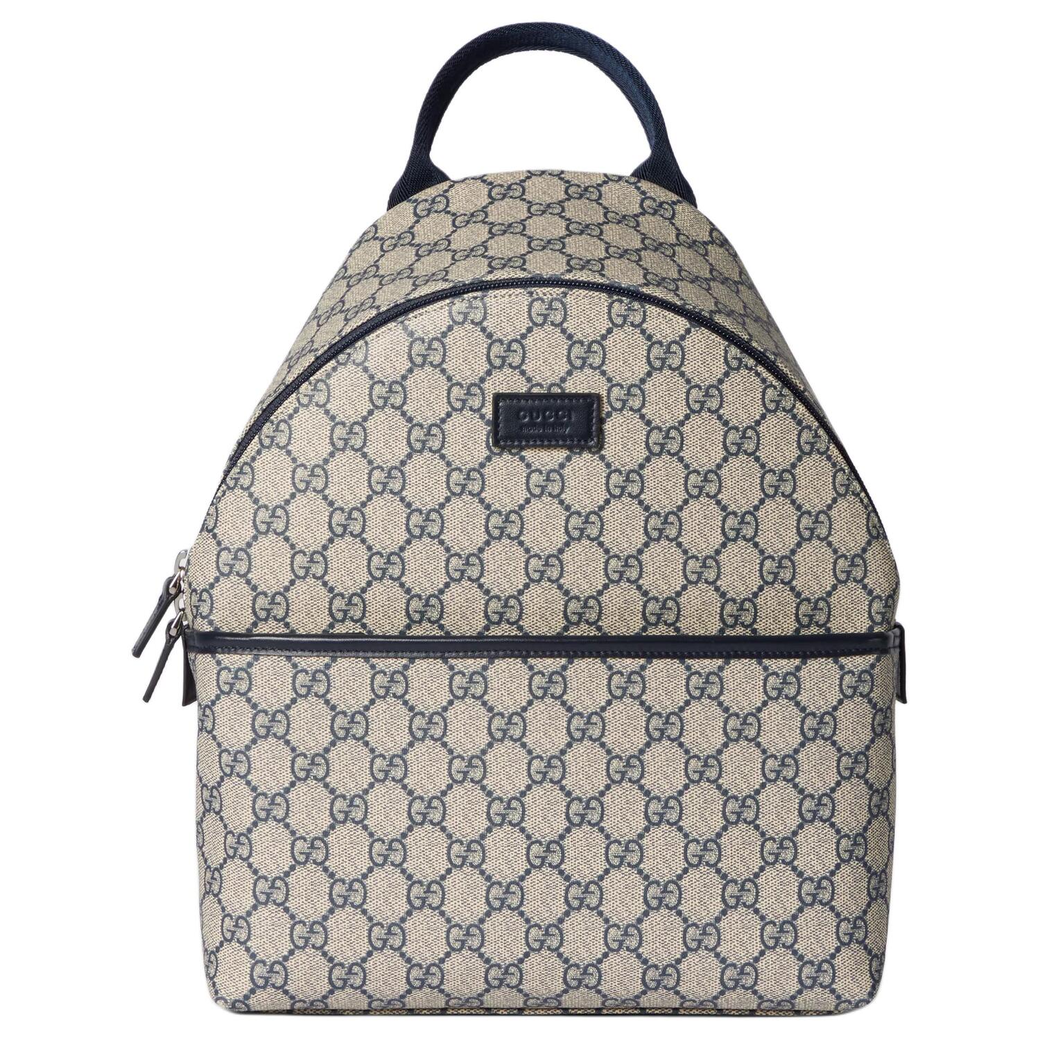 GUCCI GG Supreme Canvas Backpack Kids' Beige & Blue
GUCCI GG Supreme Canvas Backpack Kids' Beige & Blue