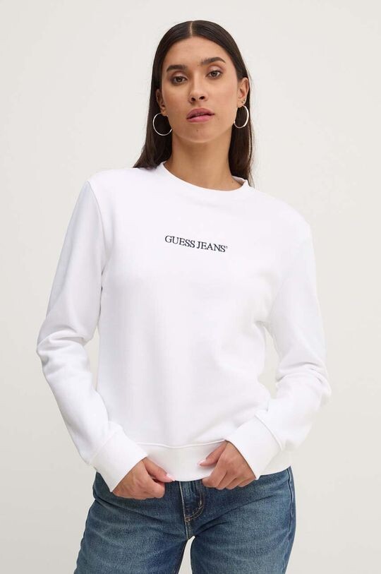 Толстовка Guess Jeans, белый 
Толстовка Guess Jeans, белый