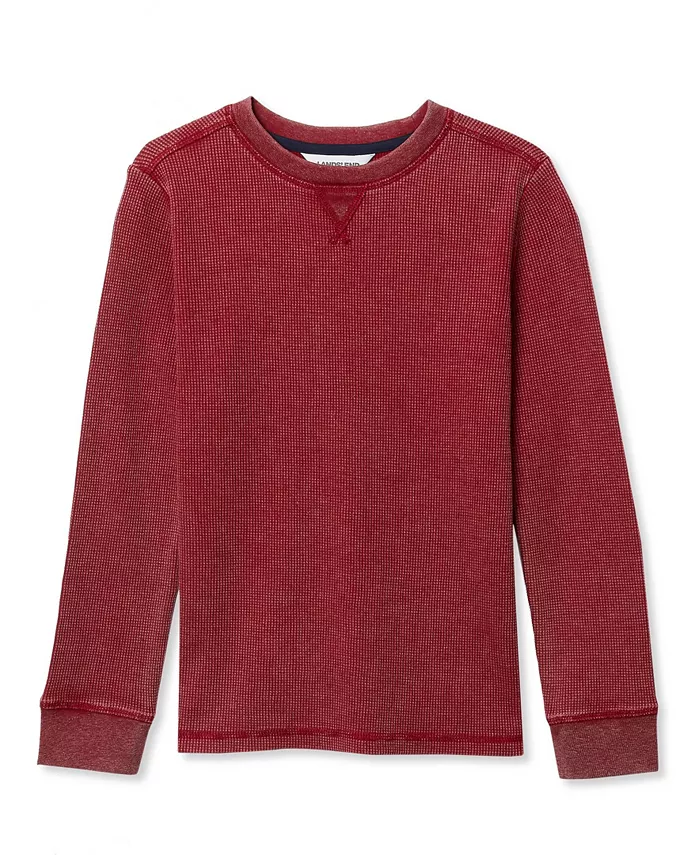 Терморубашка с длинным рукавом для мальчиков Lands' End, красный
Терморубашка с длинным рукавом для мальчиков Lands' End, красный