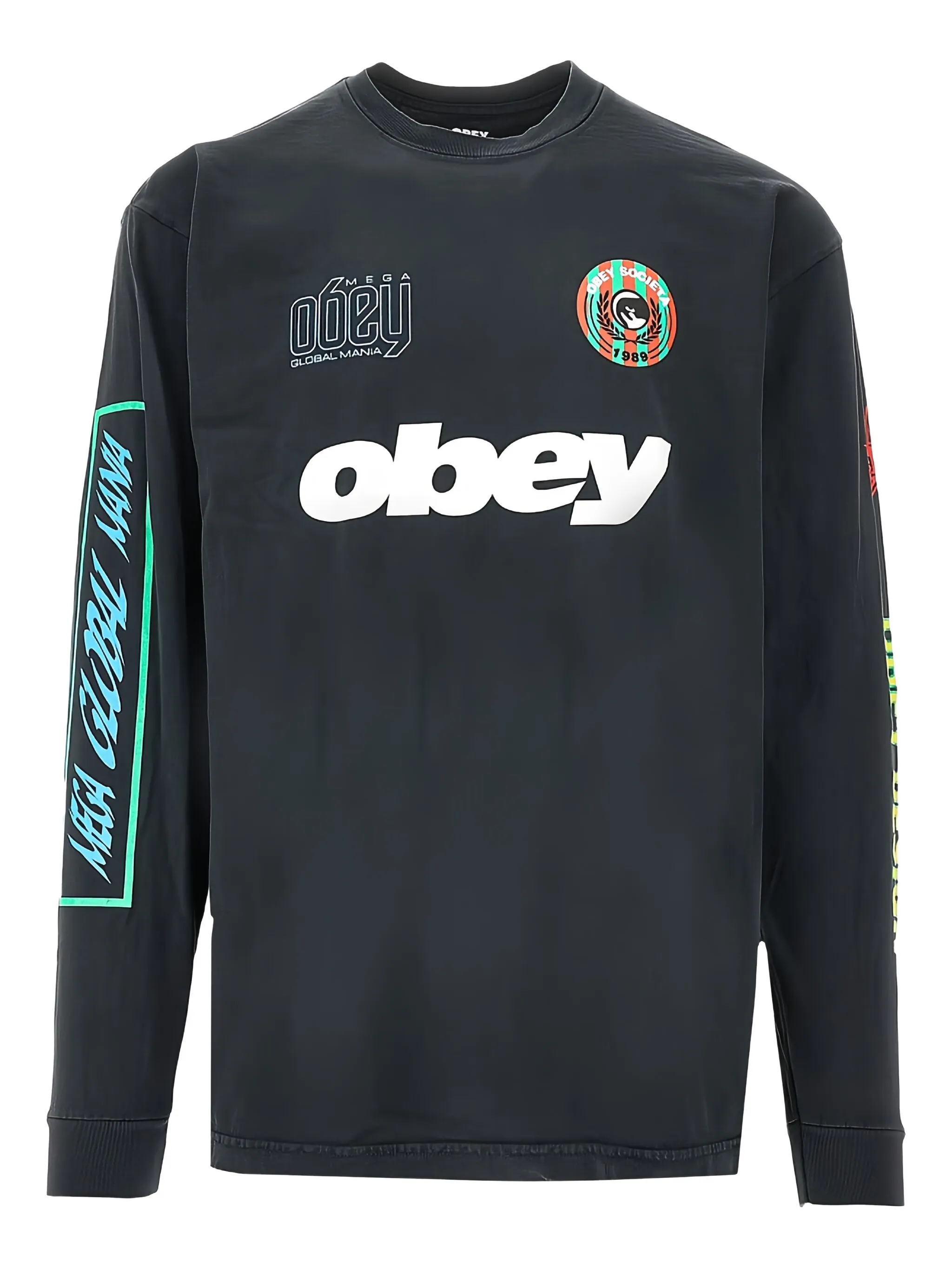 Свитер с длинными рукавами Obey, черный
Свитер с длинными рукавами Obey, черный