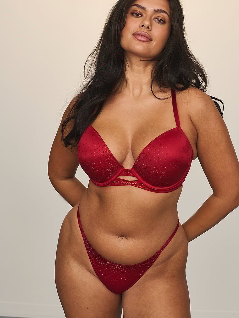 Блестящие бразильские трусики с кристаллами на бретельках Very Sexy, crystal shine strap red lacquer
Блестящие бразильские трусики с кристаллами на бретельках Very Sexy, crystal shine strap red lacquer