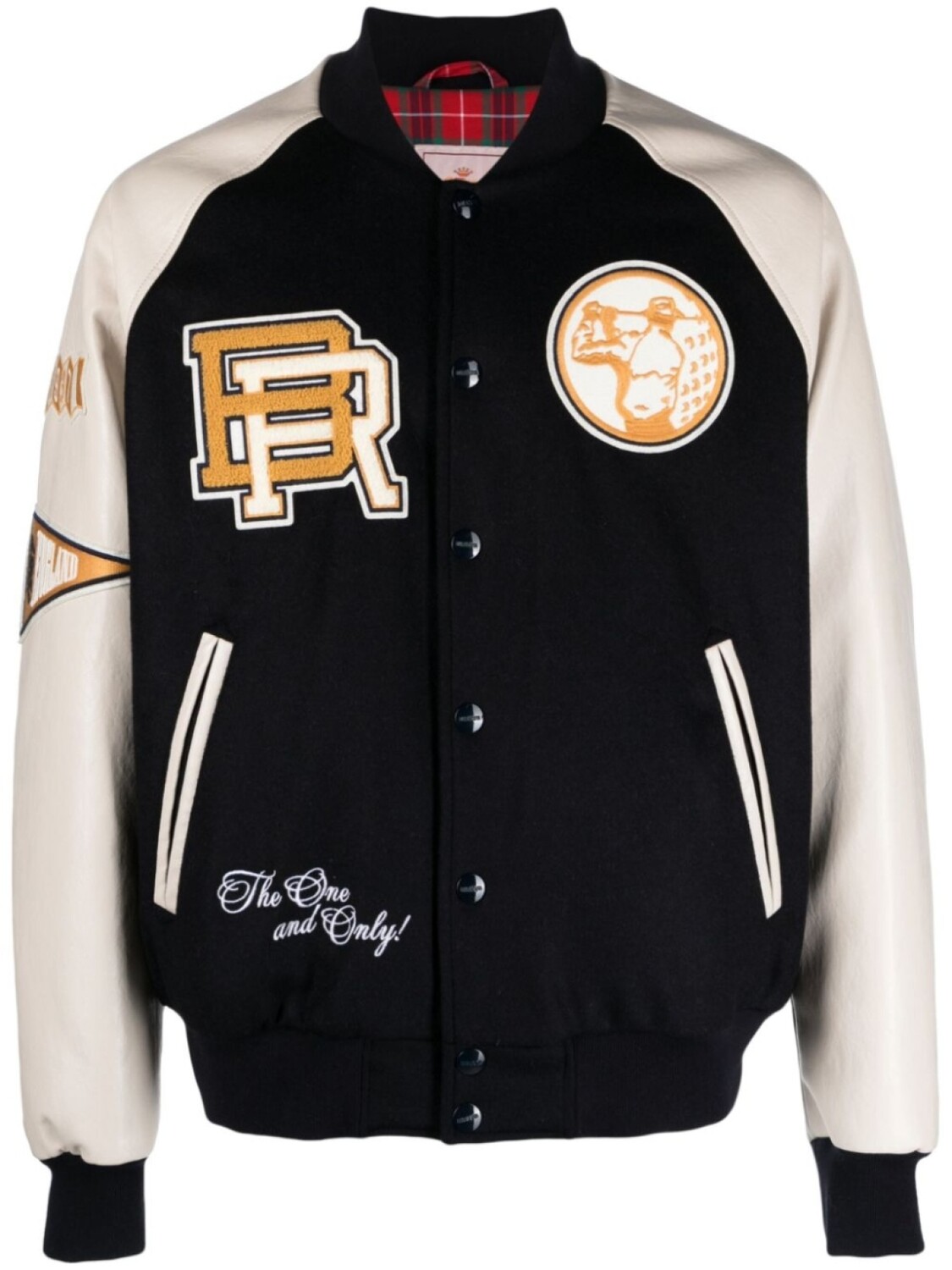 Бомбер с нашивкой Baracuta, синий
Бомбер с нашивкой Baracuta, синий