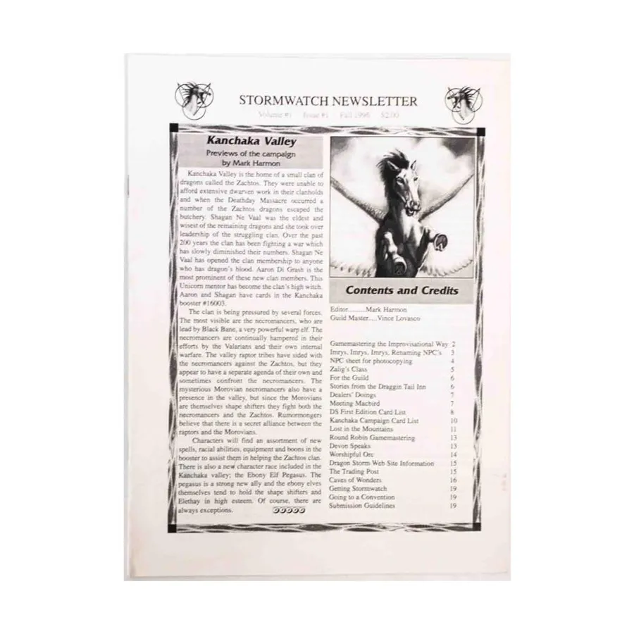 Журнал Stormwatch Newsletter - Vol. 1, Issue #1, Dragon Storm
Журнал Stormwatch Newsletter - Vol. 1, Issue #1, Dragon Storm