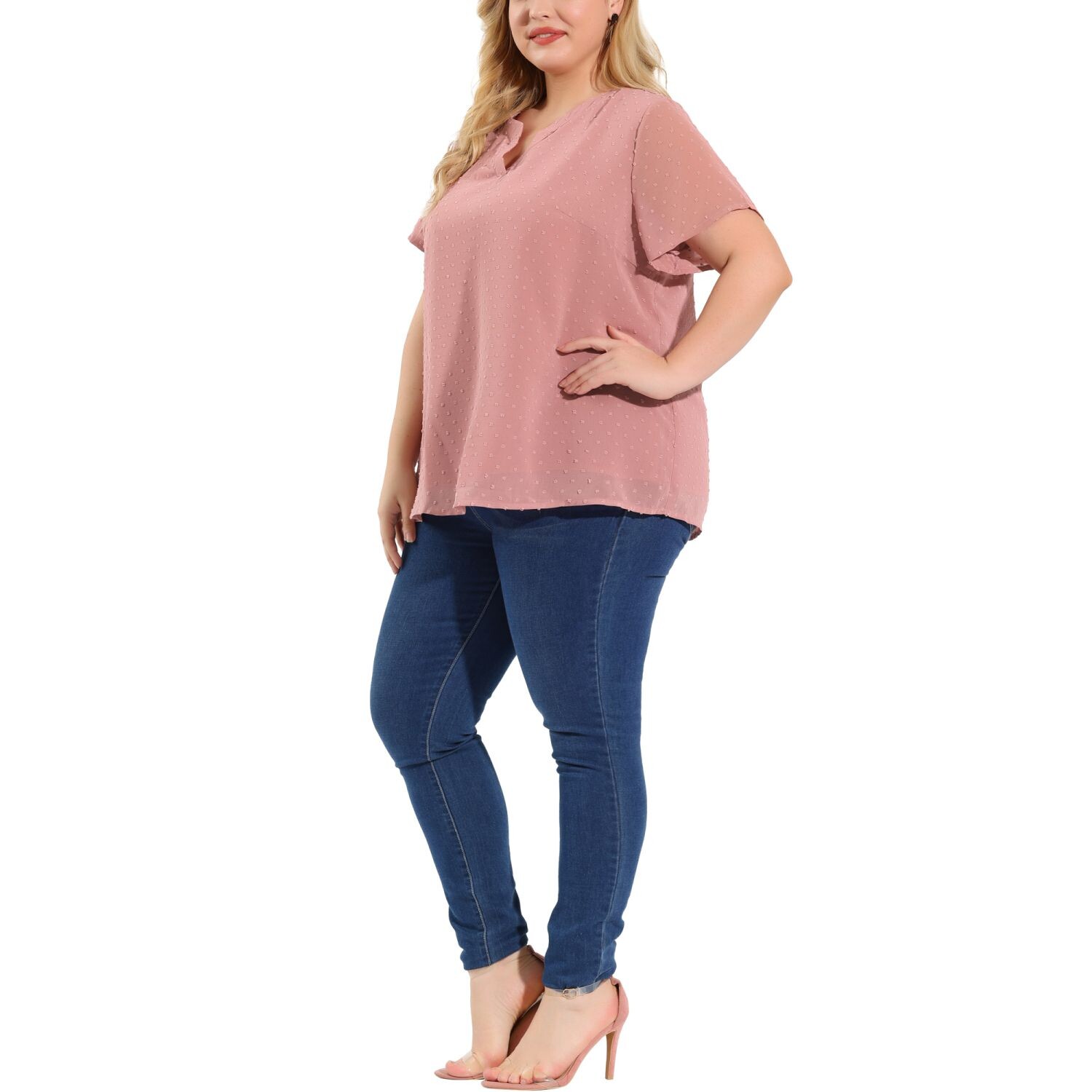 Женская летняя короткая однотонная блузка больших размеров в горошек Agnes Orinda, серый/фиолетовый
Женская летняя короткая однотонная блузка больших размеров в горошек Agnes Orinda, серый/фиолетовый