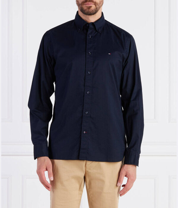 Рубашка мужская Tommy Hilfiger однотонная, синий
Рубашка мужская Tommy Hilfiger однотонная, синий
