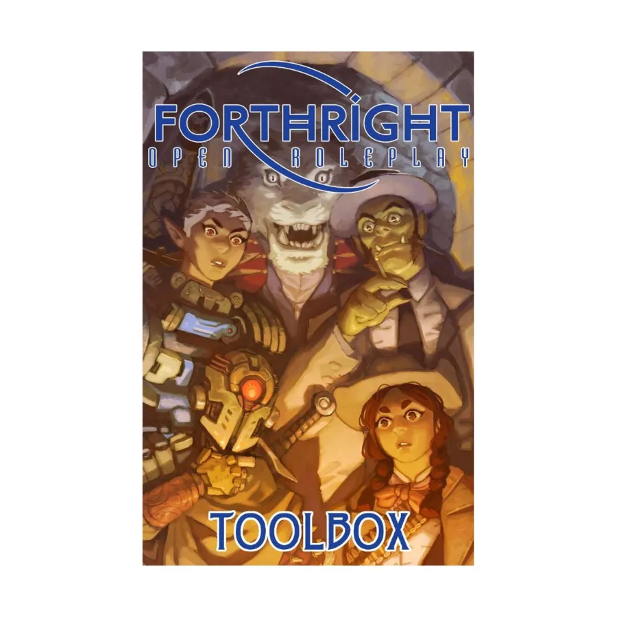 Forthright - Open Roleplay Core Toolbox (POD, Premium Color), Role Playing Games (Room 209 Gaming), мягкая обложка 
Forthright - Open Roleplay Core Toolbox (POD, Premium Color), Role Playing Games (Room 209 Gaming), мягкая обложка