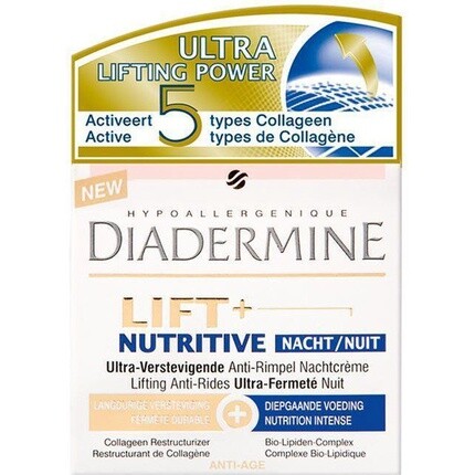 Diadermine Ночной питательный крем Lift+ - 1 шт.
Diadermine Ночной питательный крем Lift+ - 1 шт.