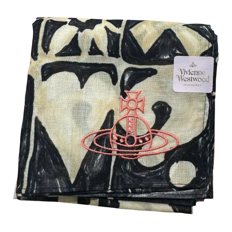 Vivienne Westwood Шелковый шарф унисекс серый
Vivienne Westwood Шелковый шарф унисекс серый