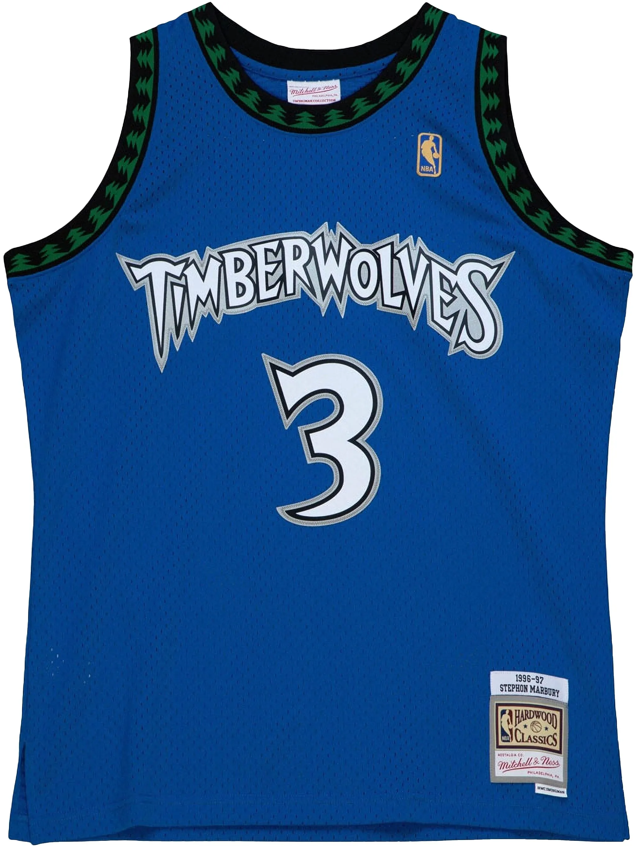 Топ NBA Swingman Timberwolves 1996 Stephon Marbury Mitchell & Ness, синий
Топ NBA Swingman Timberwolves 1996 Stephon Marbury Mitchell & Ness, синий