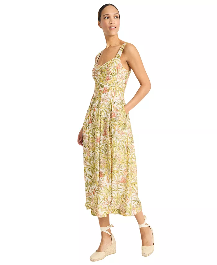 Женское платье миди с завышенной талией и принтом Maggy London, желтый
Женское платье миди с завышенной талией и принтом Maggy London, желтый