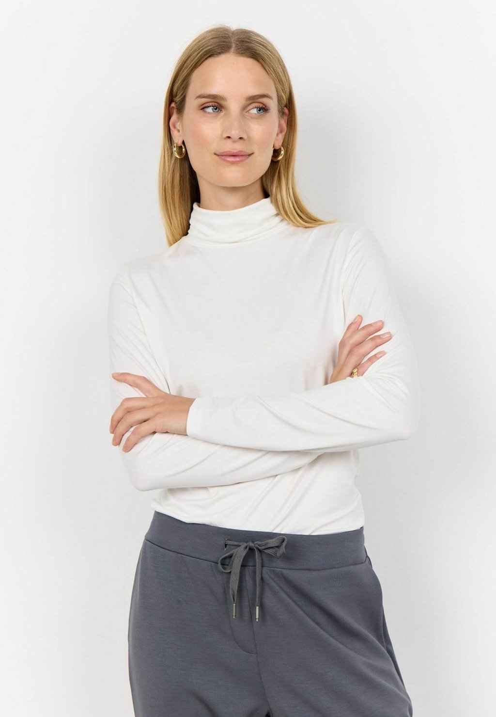 Топ с длинными рукавами SC-MARICA 12 Soyaconcept, кремовый 
Топ с длинными рукавами SC-MARICA 12 Soyaconcept, кремовый