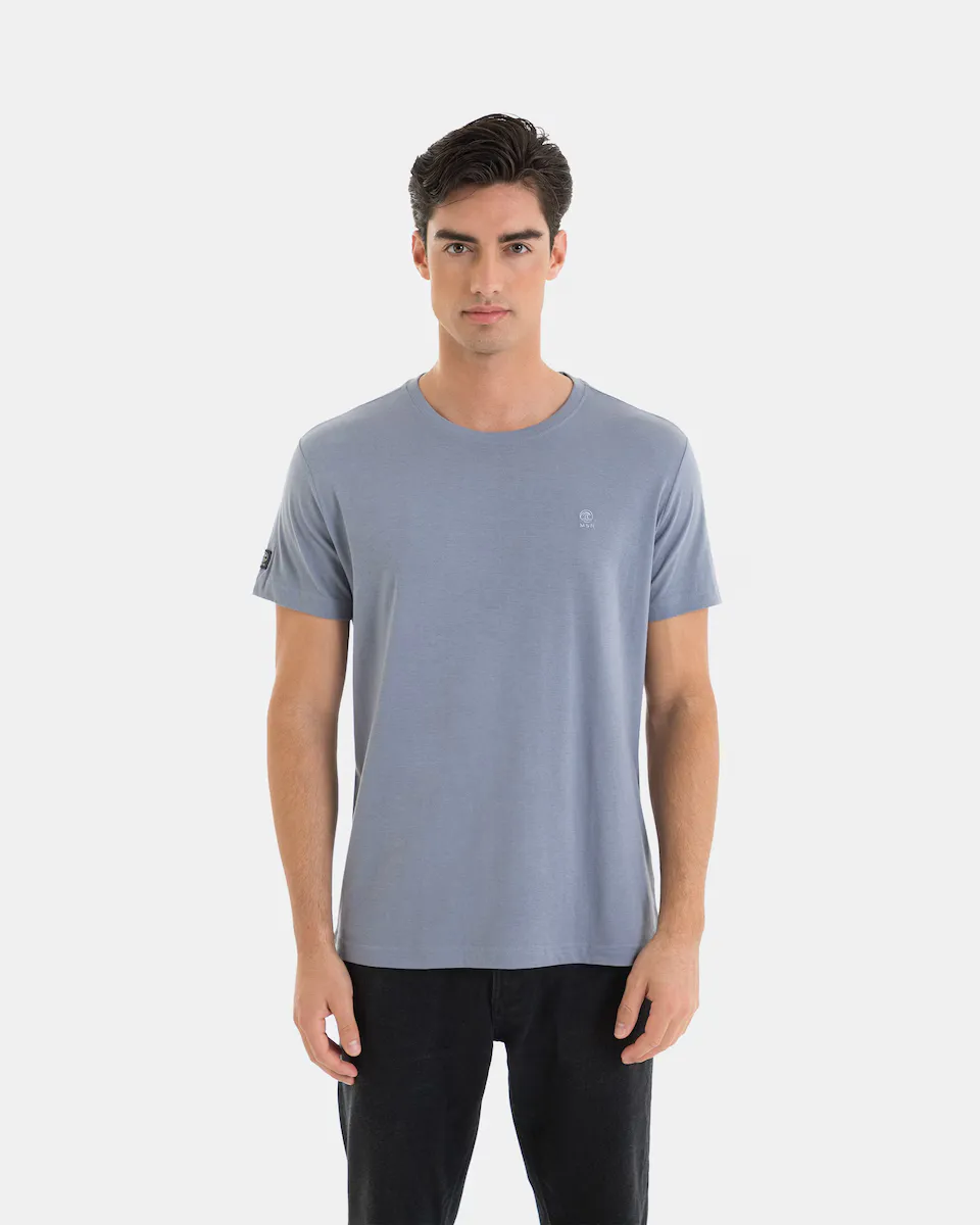 Мужская футболка из хлопка и модала серого цвета Massana, серый
Мужская футболка из хлопка и модала серого цвета Massana, серый