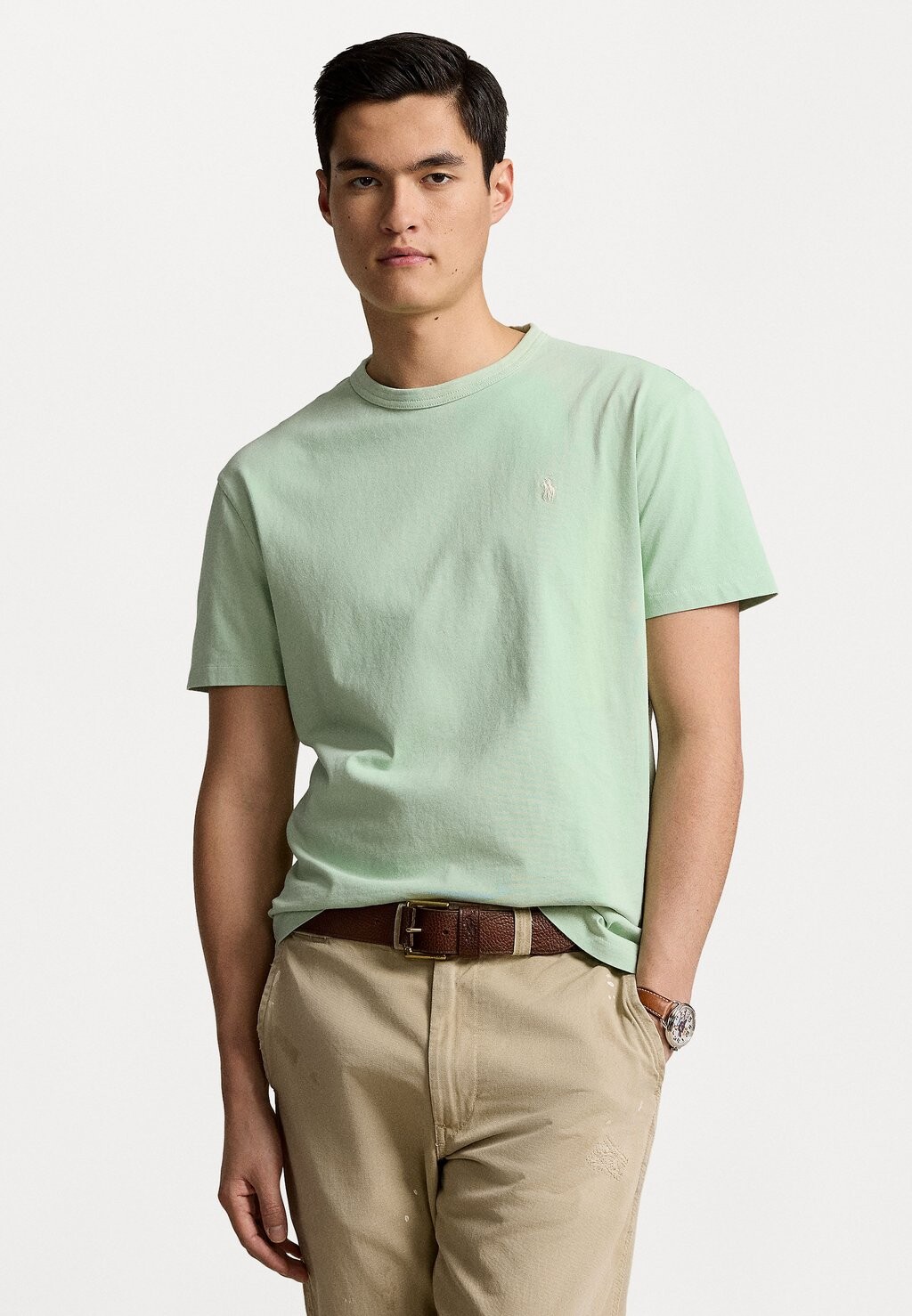Базовая футболка Short Sleeve Polo Ralph Lauren, цвет celadon, Зеленый, Базовая футболка Short Sleeve Polo Ralph Lauren, цвет celadon
Базовая футболка Short Sleeve Polo Ralph Lauren, цвет celadon, Зеленый, Базовая футболка Short Sleeve Polo Ralph Lauren, цвет celadon