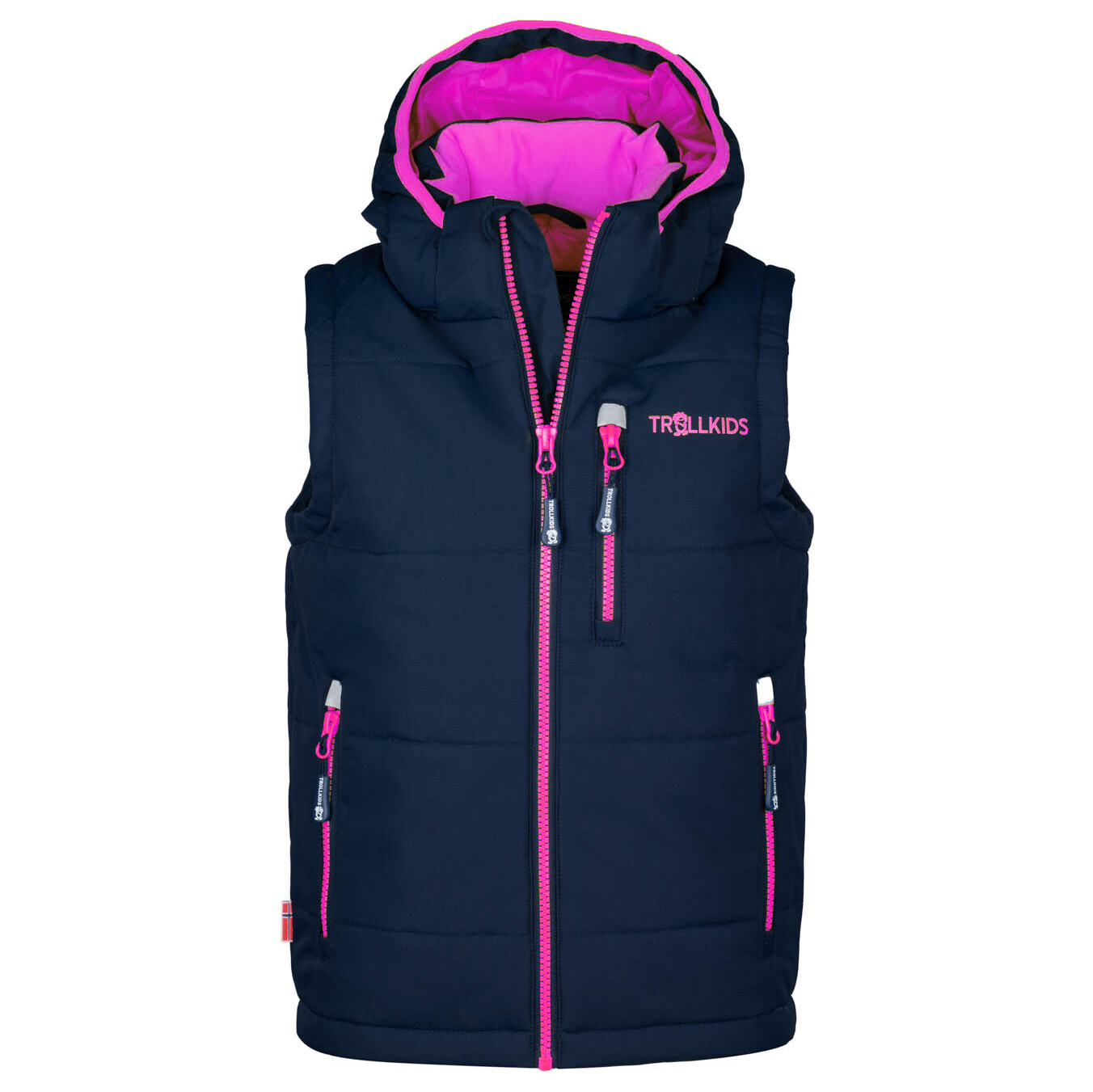 Жилет из синтетического волокна Trollkids Kid's Narvik Vest XT, цвет Navy/Magenta
Жилет из синтетического волокна Trollkids Kid's Narvik Vest XT, цвет Navy/Magenta
