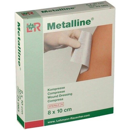 Стерильные марлевые подушечки Metalline с металлическим слоем 8x10см 10 шт. Ccidea
Стерильные марлевые подушечки Metalline с металлическим слоем 8x10см 10 шт. Ccidea