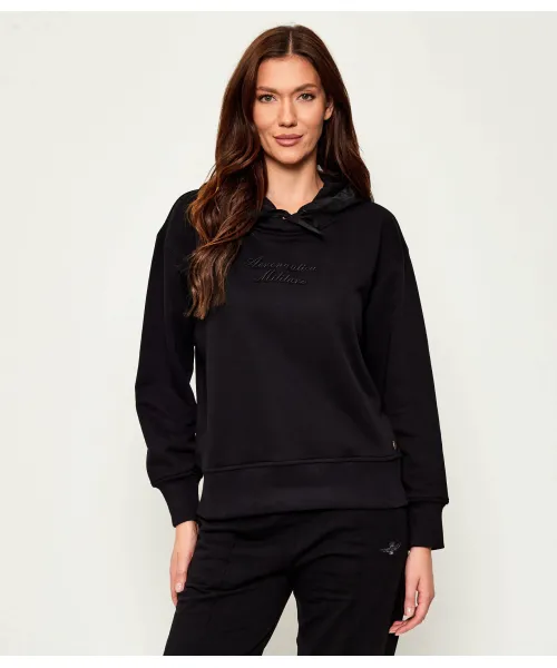 Толстовка Regular fit Aeronautica Militare, черный 
Толстовка Regular fit Aeronautica Militare, черный