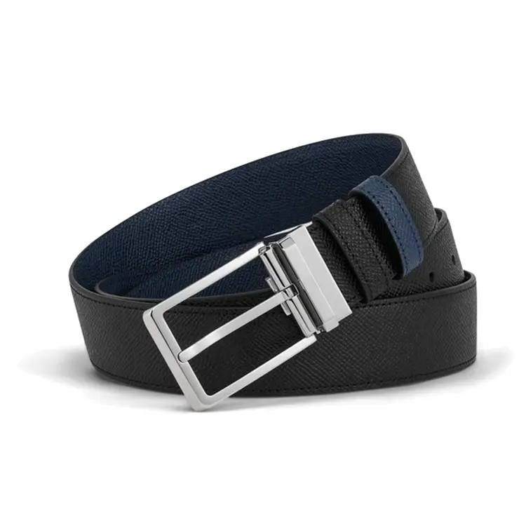 Двусторонний ремень из кожи быка с пряжкой-шпеньком, мужской, черный/синий, ширина 3.5 см Dunhill
Двусторонний ремень из кожи быка с пряжкой-шпеньком, мужской, черный/синий, ширина 3.5 см Dunhill