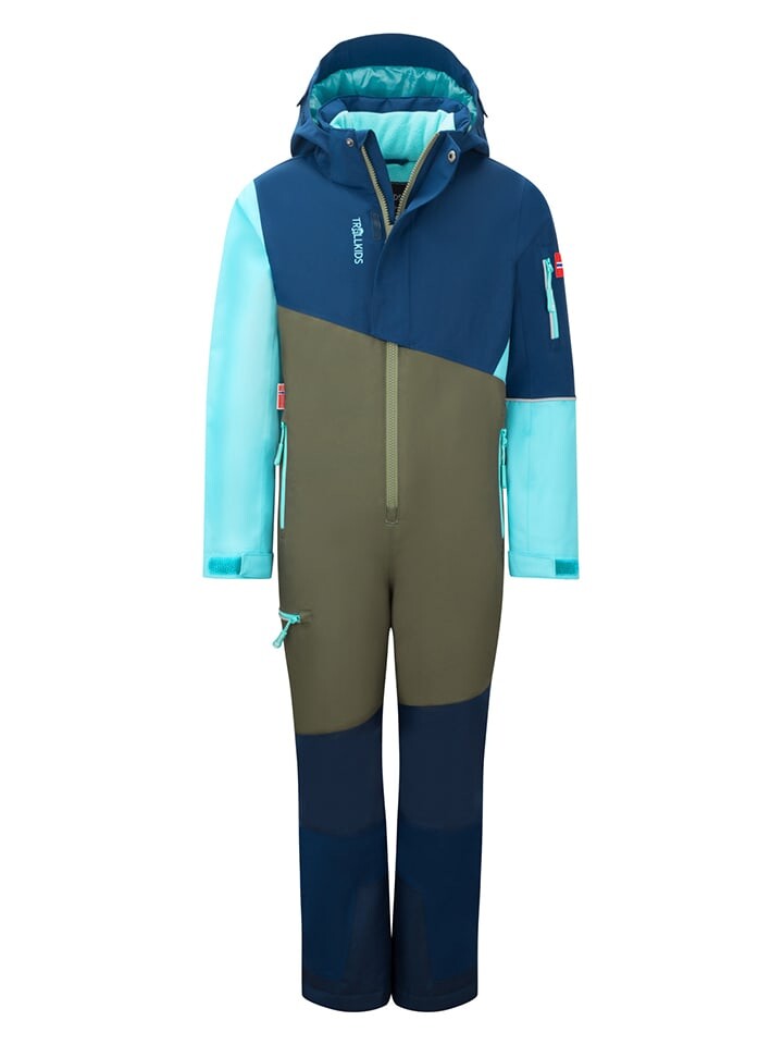 Лыжные брюки Trollkids Schneeanzug Hallingdal, цвет blau/khaki/anthrazit 
Лыжные брюки Trollkids Schneeanzug Hallingdal, цвет blau/khaki/anthrazit