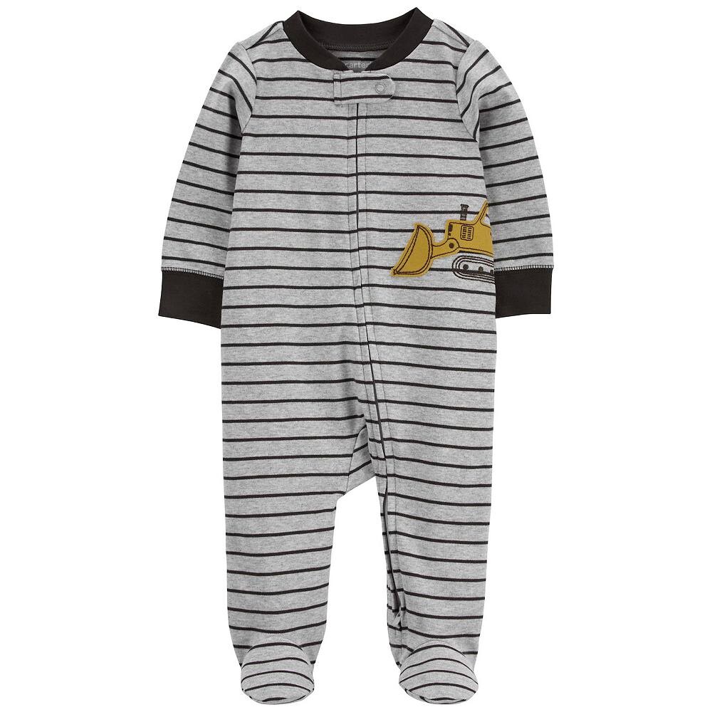 Модель Carter для мальчика с двусторонней молнией из смеси хлопка для сна и игр Carter's, серый
Модель Carter для мальчика с двусторонней молнией из смеси хлопка для сна и игр Carter's, серый