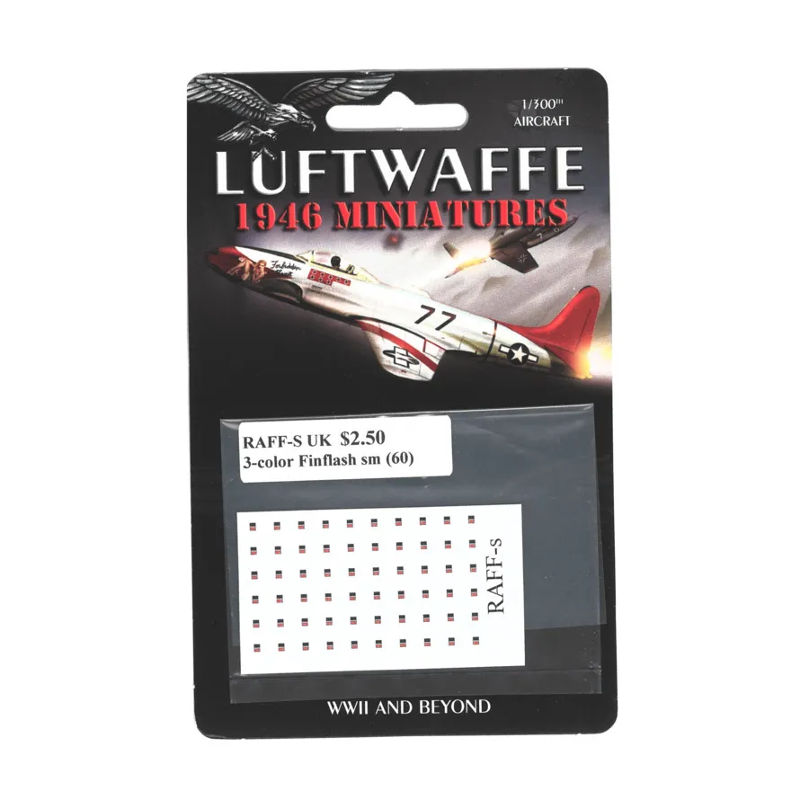 Великобритания — Fin Flash, 3 цвета, маленький, Decals - Blue Sky
Великобритания — Fin Flash, 3 цвета, маленький, Decals - Blue Sky