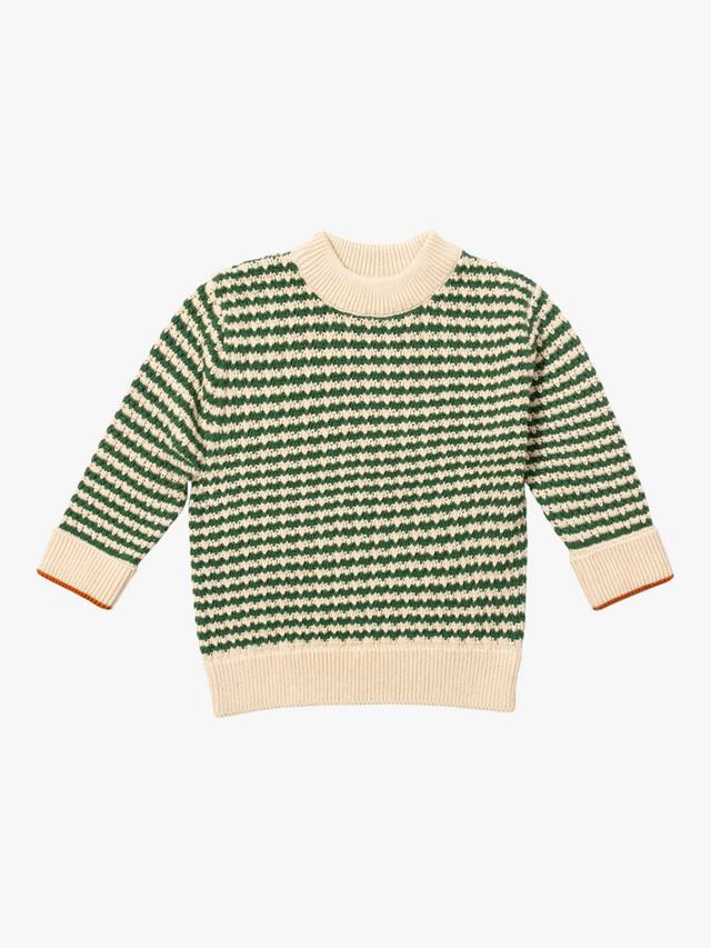 Детский полосатый джемпер Little Green Radicals, Green/Cream
Детский полосатый джемпер Little Green Radicals, Green/Cream