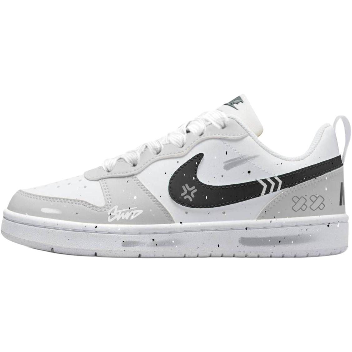Nike Court Borough Low top детские скейтборд кроссовки White Gray для подростков
Nike Court Borough Low top детские скейтборд кроссовки White Gray для подростков