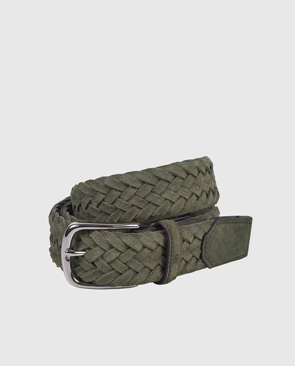 Плетеный ремень Olimpo, зеленый
Плетеный ремень Olimpo, зеленый