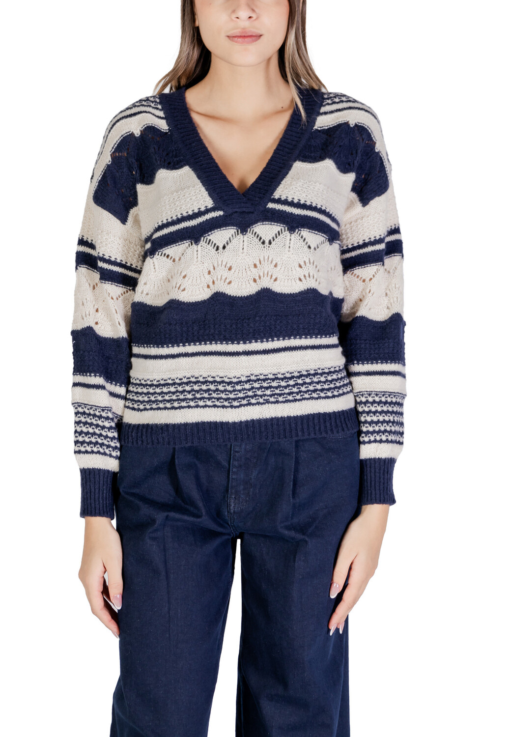 Джемпер ICHI с рисунком, синий
Джемпер ICHI с рисунком, синий