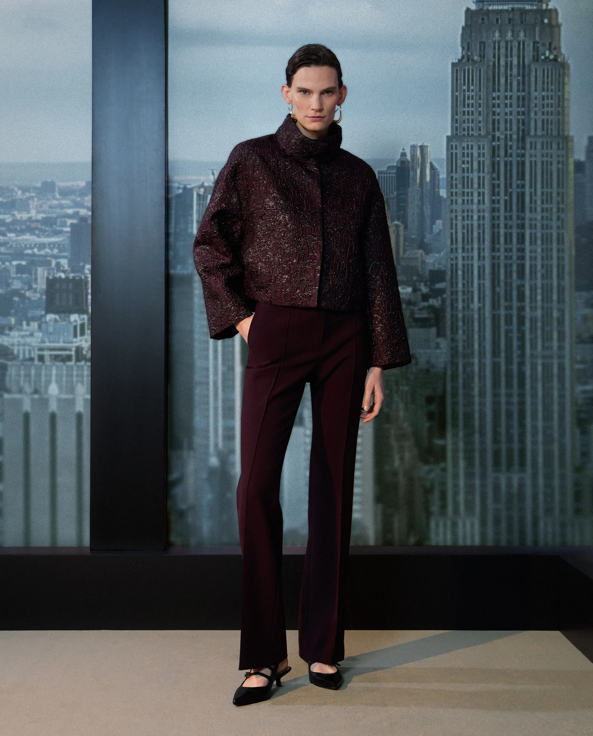 Короткая женская куртка жаккард Woman Limited El Corte Inglés, фиолетовый
Короткая женская куртка жаккард Woman Limited El Corte Inglés, фиолетовый