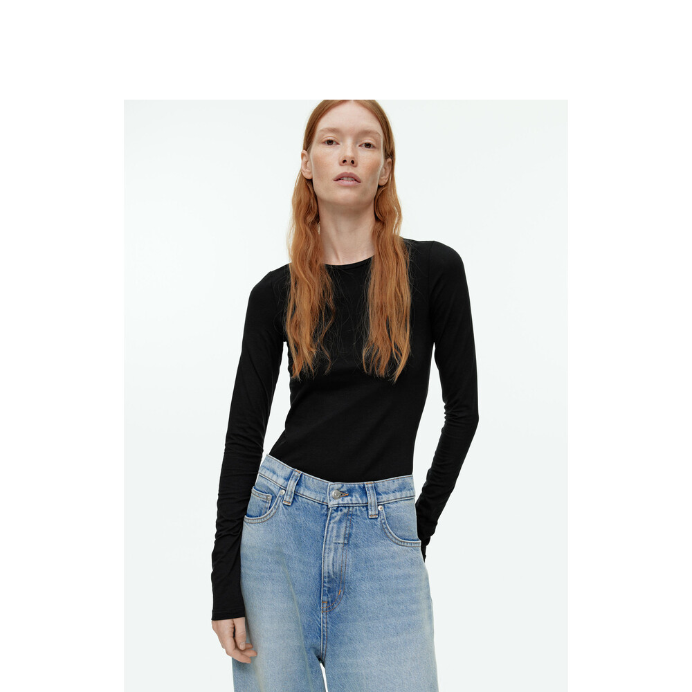 Футболка прямая Arket с круглым вырезом, черный
Футболка прямая Arket с круглым вырезом, черный