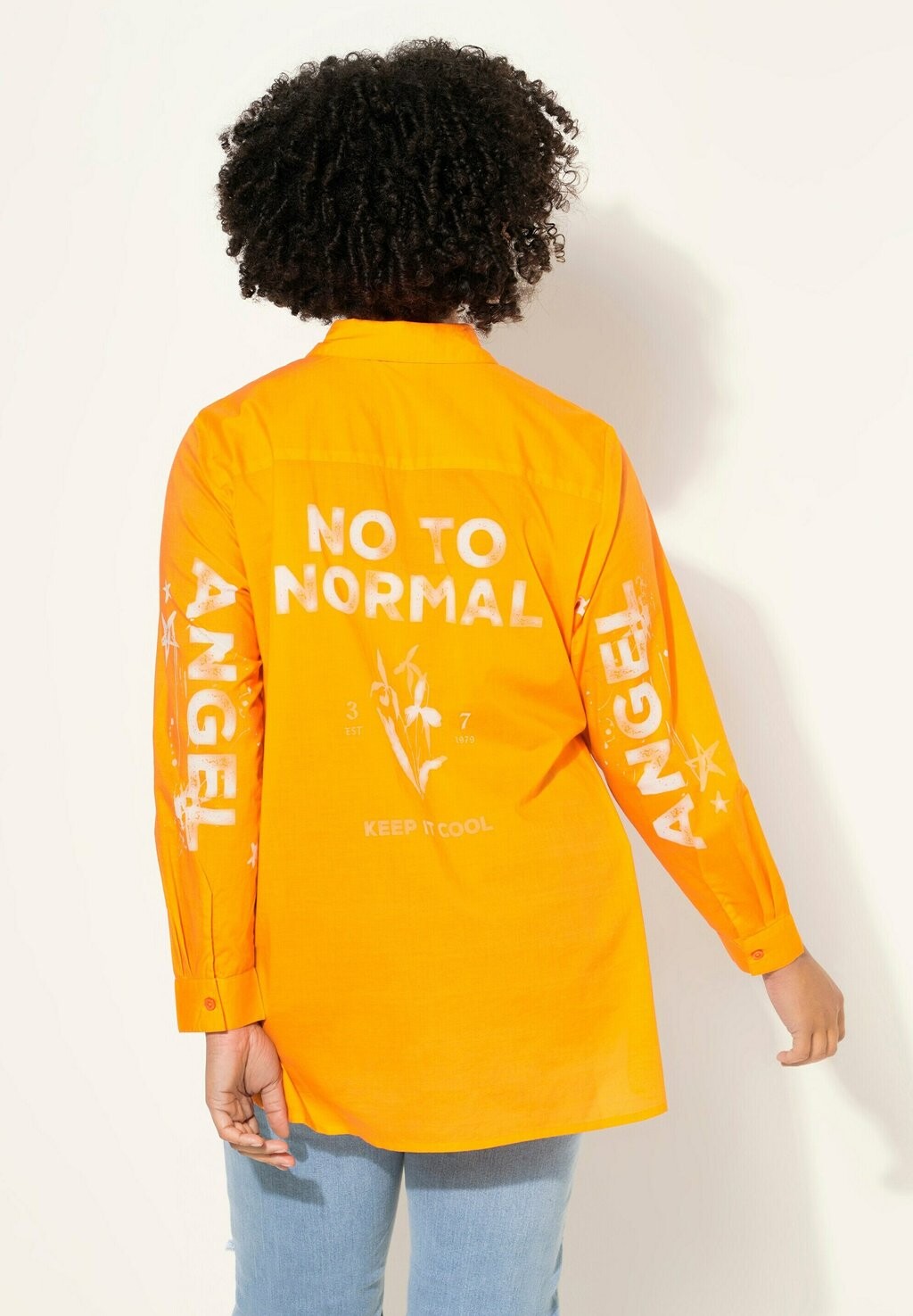 Блузка на пуговицах INSCRIPTION ON THE BACK Angel of Style, оранжевый
Блузка на пуговицах INSCRIPTION ON THE BACK Angel of Style, оранжевый