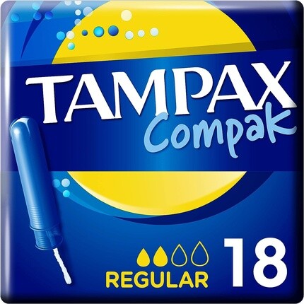 Тампоны Tampax Compak Regular, 18 тампонов Procter & Gamble
Тампоны Tampax Compak Regular, 18 тампонов Procter & Gamble