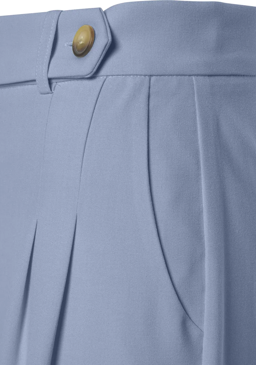 Брюки-палаццо LASCANA, в деловом образе, элегантные костюмные брюки с карманами, голубой
Брюки-палаццо LASCANA, в деловом образе, элегантные костюмные брюки с карманами, голубой