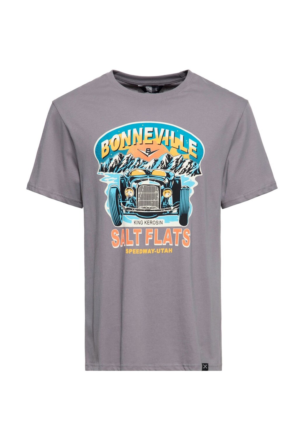 Рубашка с принтом и мотивом «Хот-род» Bonneville Salt Flats KING KEROSIN, серый
Рубашка с принтом и мотивом «Хот-род» Bonneville Salt Flats KING KEROSIN, серый