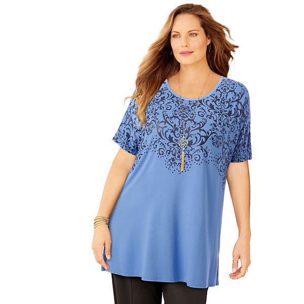 Женская туника с рукавом долман и принтом, plus size Catherines, French Blue Damask, Синий, Женская туника с рукавом долман и принтом, plus size Catherines, French Blue Damask
Женская туника с рукавом долман и принтом, plus size Catherines, French Blue Damask, Синий, Женская туника с рукавом долман и принтом, plus size Catherines, French Blue Damask