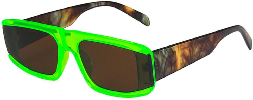 Модные панк-солнцезащитные очки прямоугольной формы для женщин, винтажные квадратные солнцезащитные очки для мужчин, ретро-очки красного и зеленого цвета в стиле стимпанк, солнцезащитные очки UV400 WQFFQWK, Green-brown
Модные панк-солнцезащитные очки прямоугольной формы для женщин, винтажные квадратные солнцезащитные очки для мужчин, ретро-очки красного и зеленого цвета в стиле стимпанк, солнцезащитные очки UV400 WQFFQWK, Green-brown