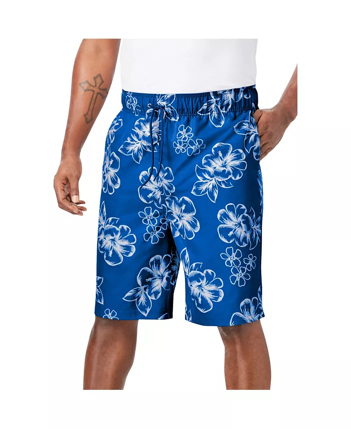 Высокие плавки с принтом гибискуса (8 дюймов) KingSize, синий
Высокие плавки с принтом гибискуса (8 дюймов) KingSize, синий