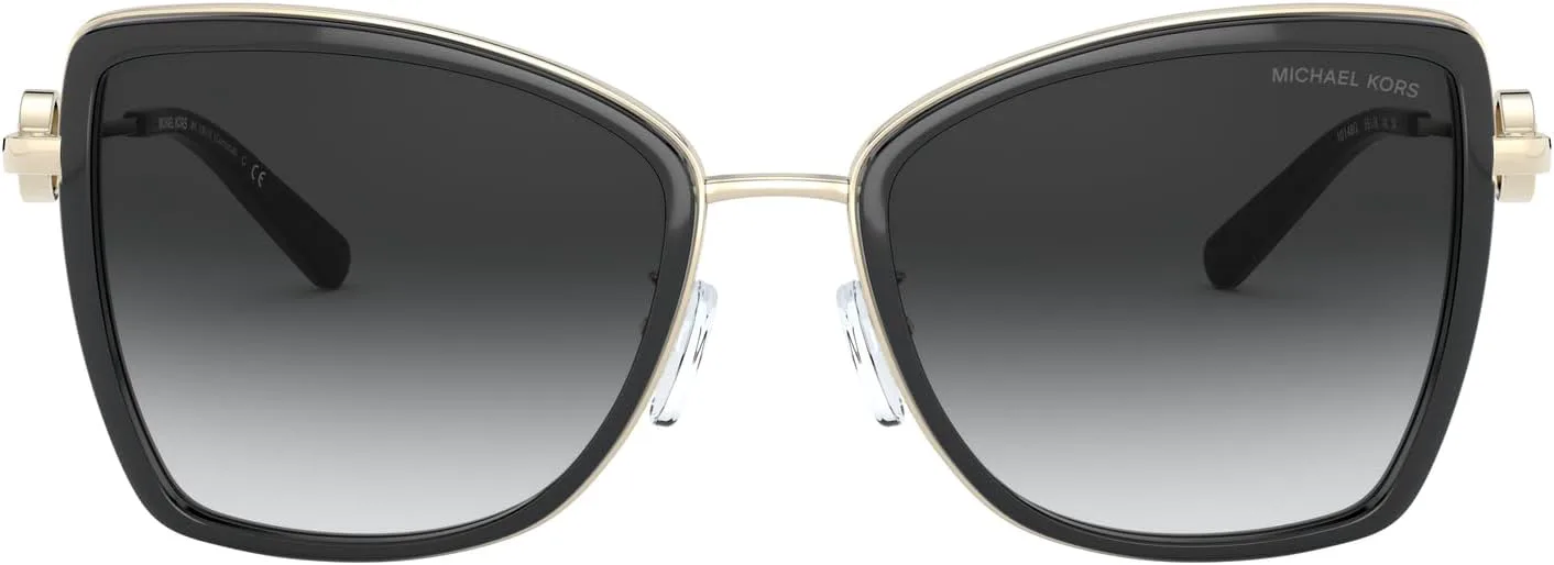 Солнцезащитные очки Michael Kors MK1067B Corsica, градиентный переход цвета: светло-золотой/черный/темно-серый, 55 мм, Light Gold/Black/Dark Grey Gradient
Солнцезащитные очки Michael Kors MK1067B Corsica, градиентный переход цвета: светло-золотой/черный/темно-серый, 55 мм, Light Gold/Black/Dark Grey Gradient