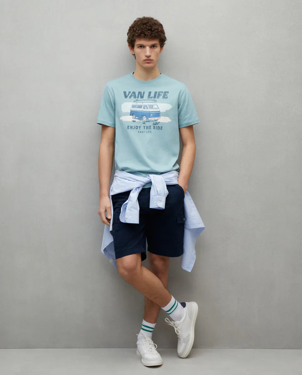 Мужские шорты-бермуды из эластичного хлопка с множеством карманов Easy Wear, тёмно-синий
Мужские шорты-бермуды из эластичного хлопка с множеством карманов Easy Wear, тёмно-синий