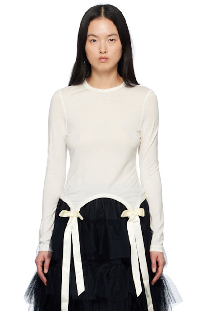 Футболка Off-White Bow Tail Easy Simone Rocha
Футболка Off-White Bow Tail Easy Simone Rocha
