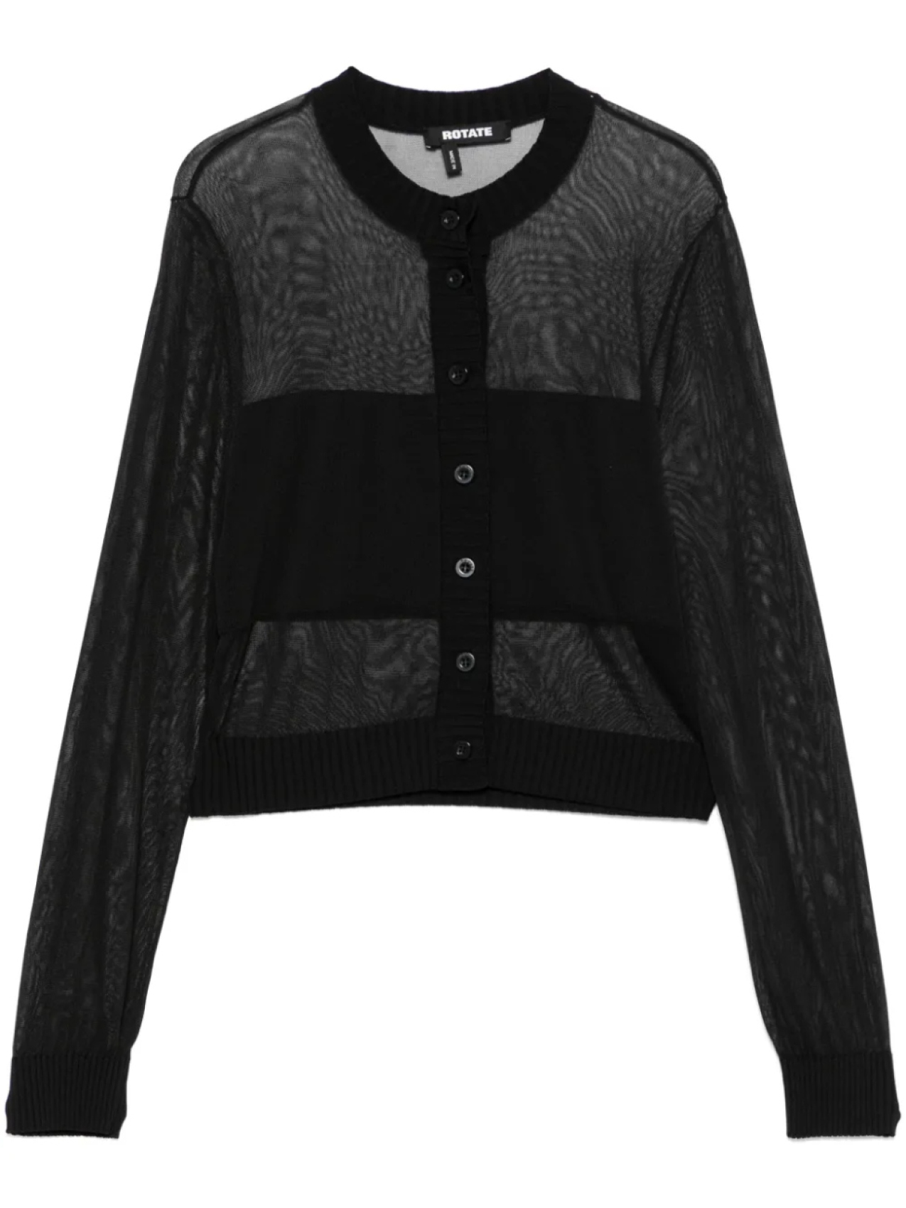 Кардиган с прозрачными вставками ROTATE BIRGER CHRISTENSEN, черный
Кардиган с прозрачными вставками ROTATE BIRGER CHRISTENSEN, черный