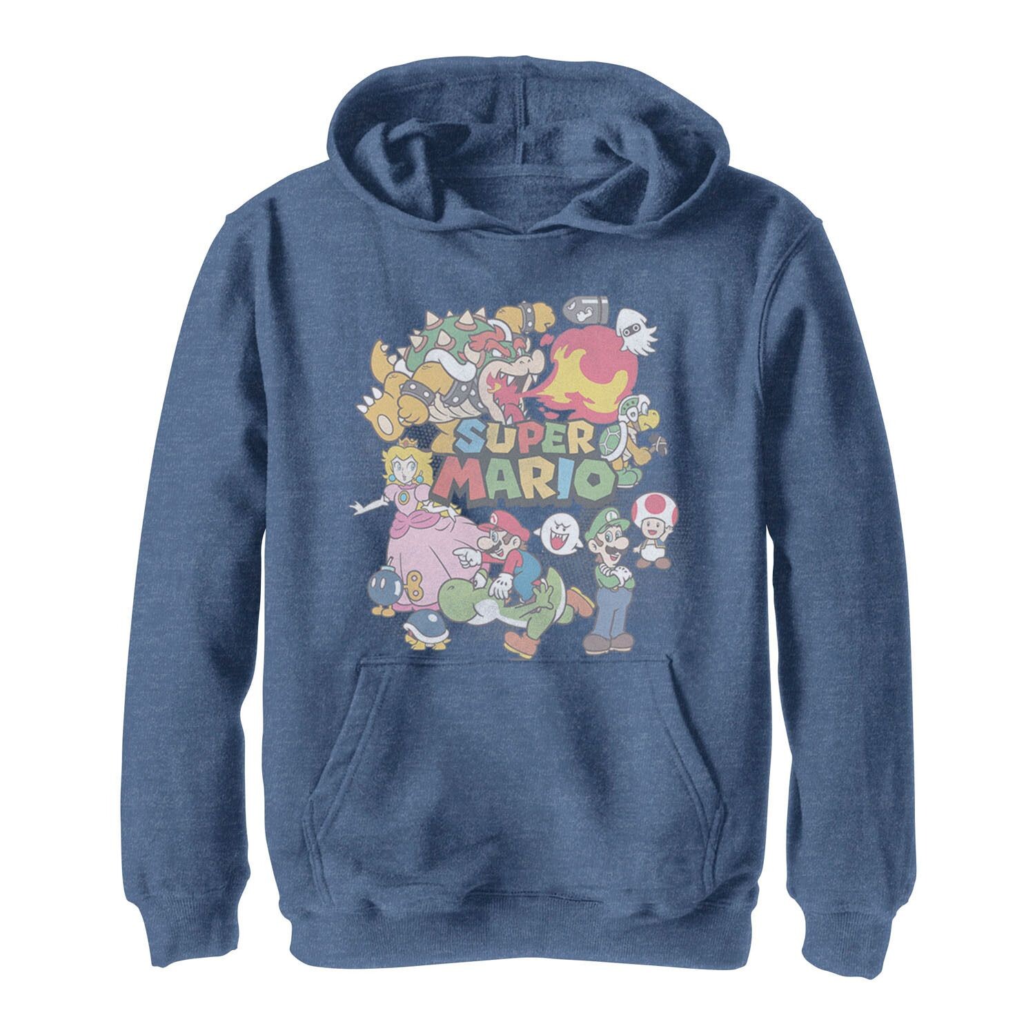 Толстовка с плакатом в горошек для мальчиков 8–20 лет, Nintendo Super Mario Group Shot Happy Faces Licensed Character
Толстовка с плакатом в горошек для мальчиков 8–20 лет, Nintendo Super Mario Group Shot Happy Faces Licensed Character